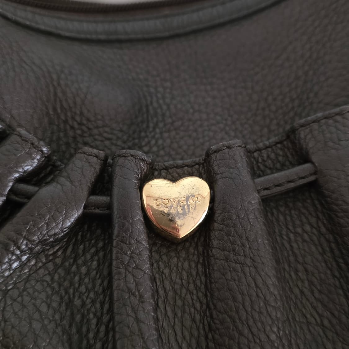 러브캣 y2k 오네 갸루 라떼갸루 숄더백 브라운 리즈리사 st 상품이미지2