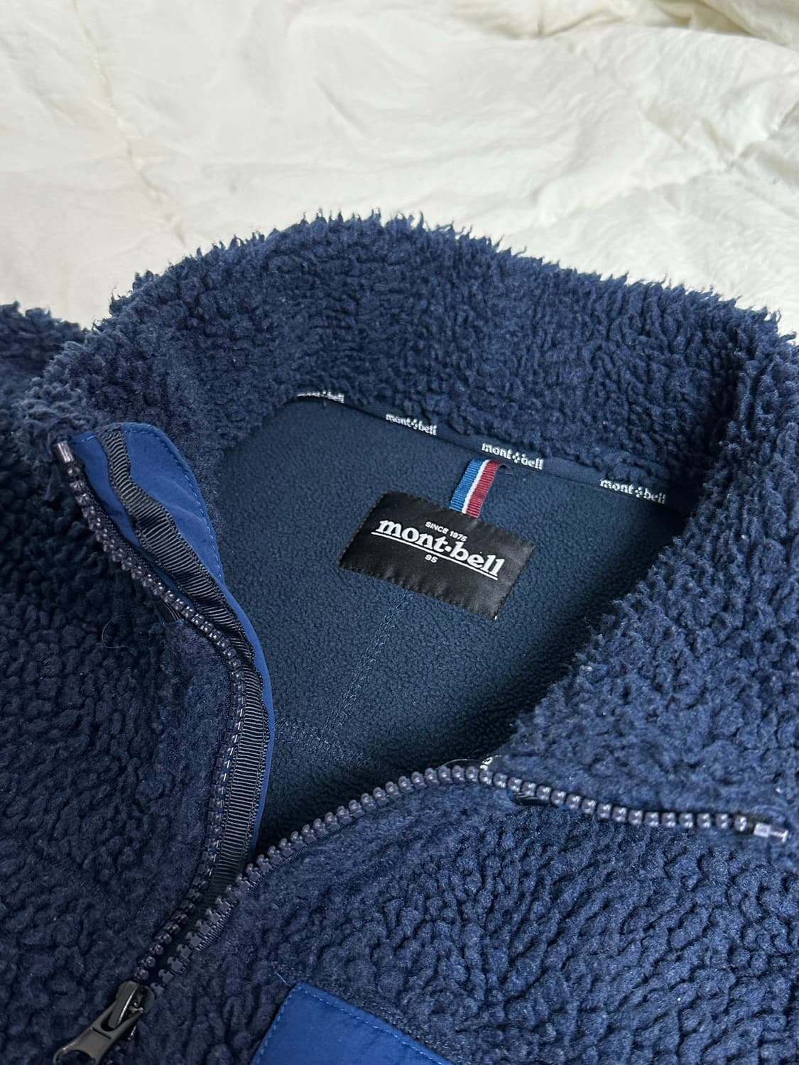몽벨 후리스 뽀글이 플리스 미디움 네이비 상품이미지5