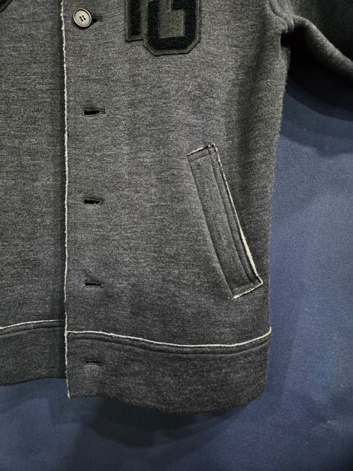 파리게이츠 그레이컬러 남성 슬림핏 100 골프 빈티지 골프자켓  상품이미지6