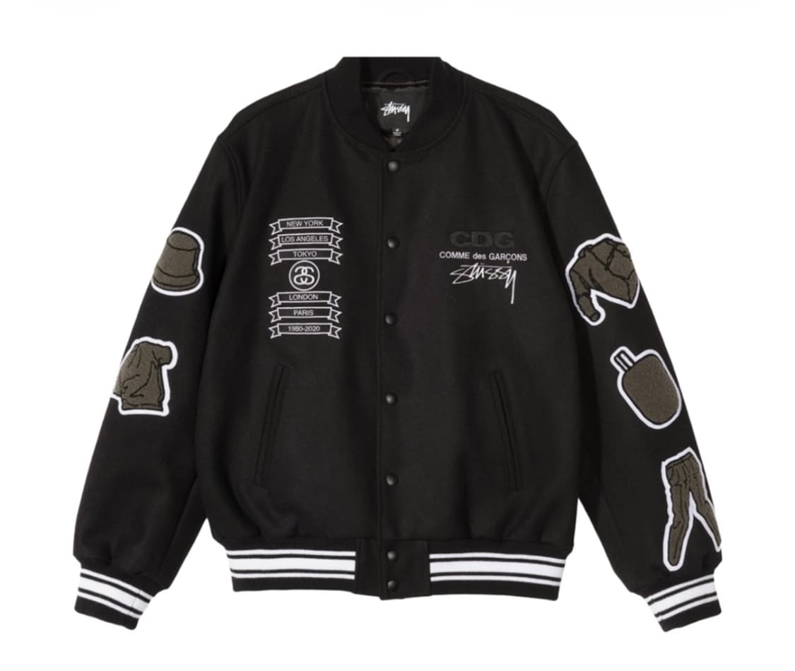 스투시 cdg 바시티 상품이미지1