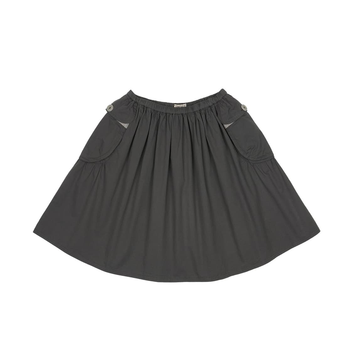 코이세이오 빅포켓 셔링 스커트 그레이 1size 상품이미지1