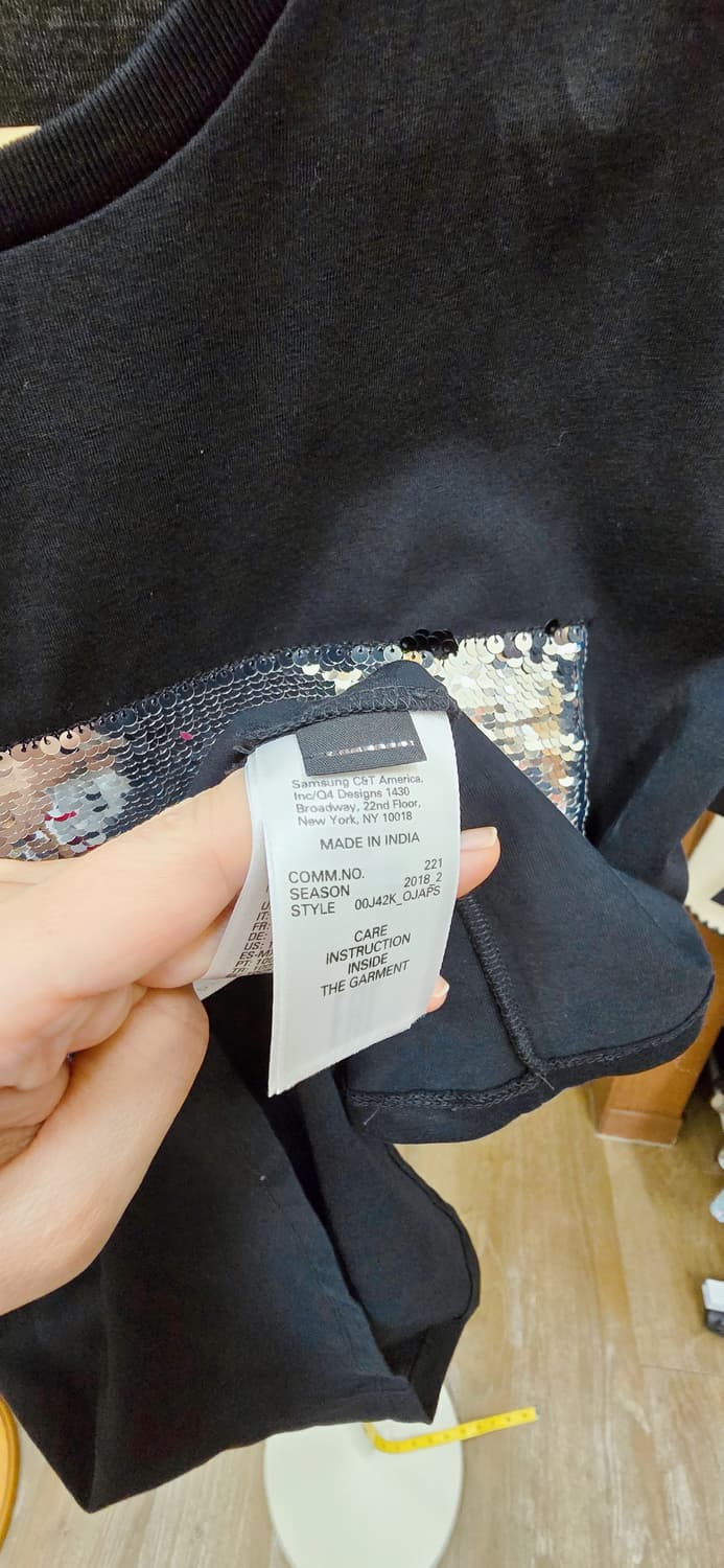 정품 DIESEL/디젤 스팽글 로고 반팔티 (55~77) 새상품✨ 상품이미지4