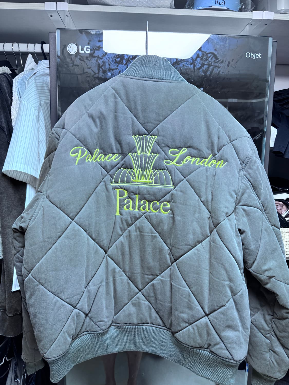 (중고/XL) 팔라스 21ss 런던 다이아몬드 봄버 블랙 XL 상품이미지3