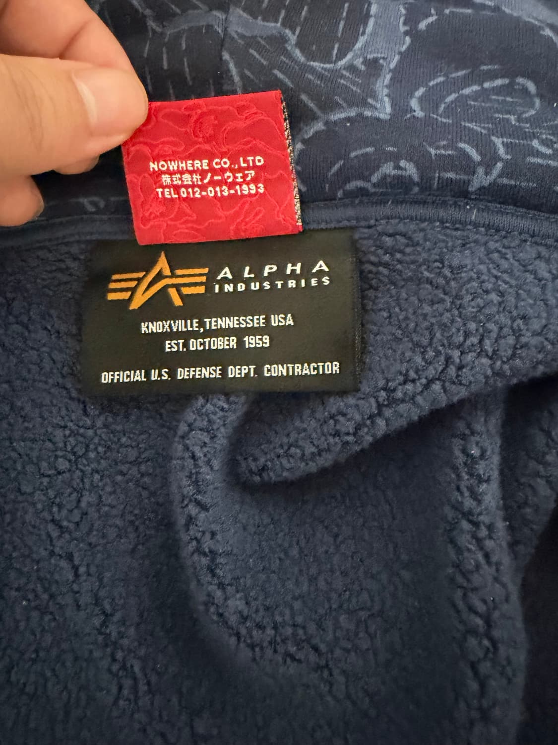 [XXL] 베이프 알파인더스트리 샤크후드 상품이미지5