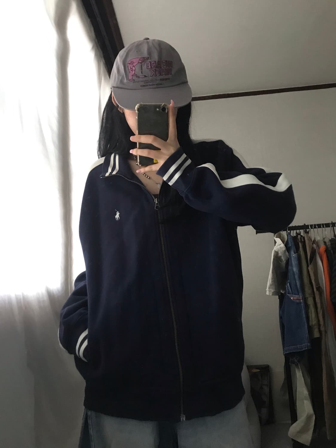 폴로 네이비 트랙 면집업 상품이미지2