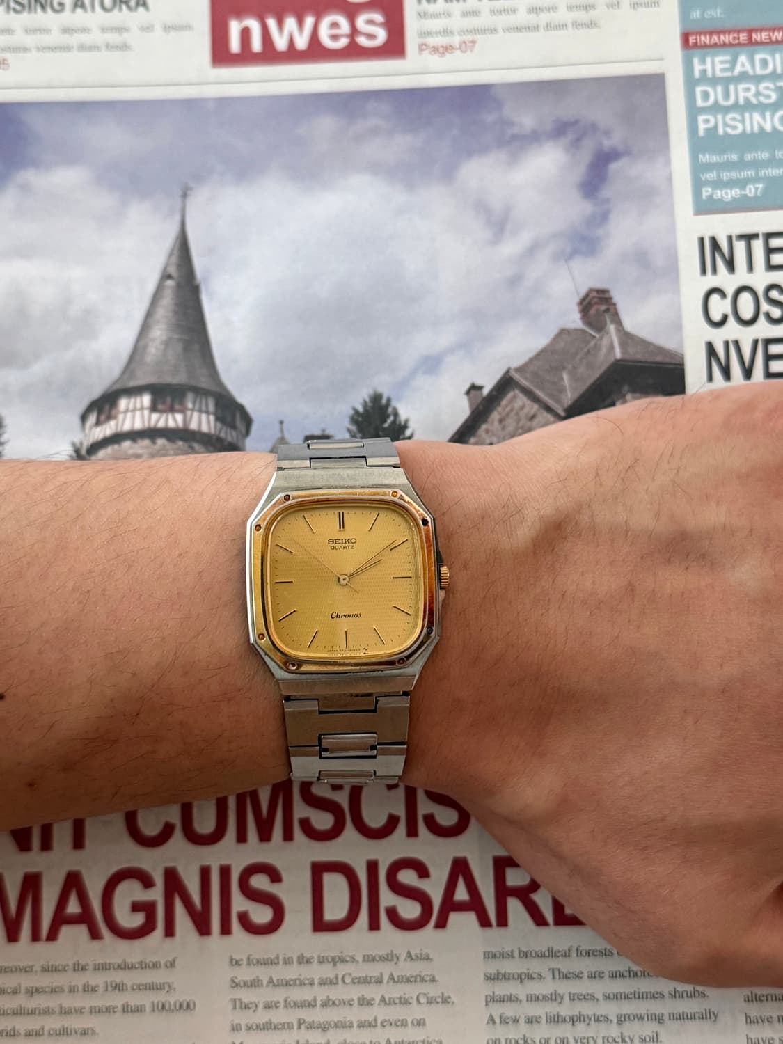 세이코 Seiko Chronos 쿼츠 콤비 상품이미지5