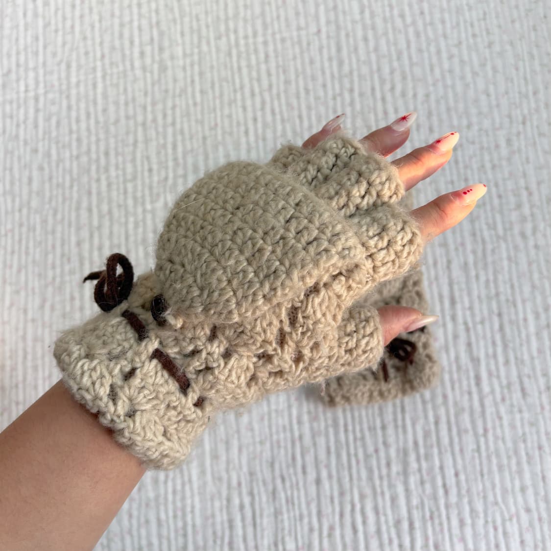 JPN/ 모리걸핸드워머 빈티지핸드워머 모리룩워머 모리걸벙어리장갑 상품이미지4