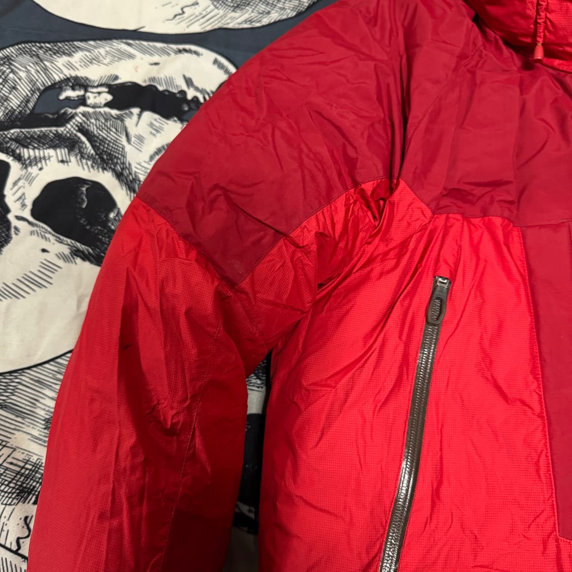 콜롬비아 옴니히트 헝가리구스다운  발열패딩 95 M사이즈 상품이미지6