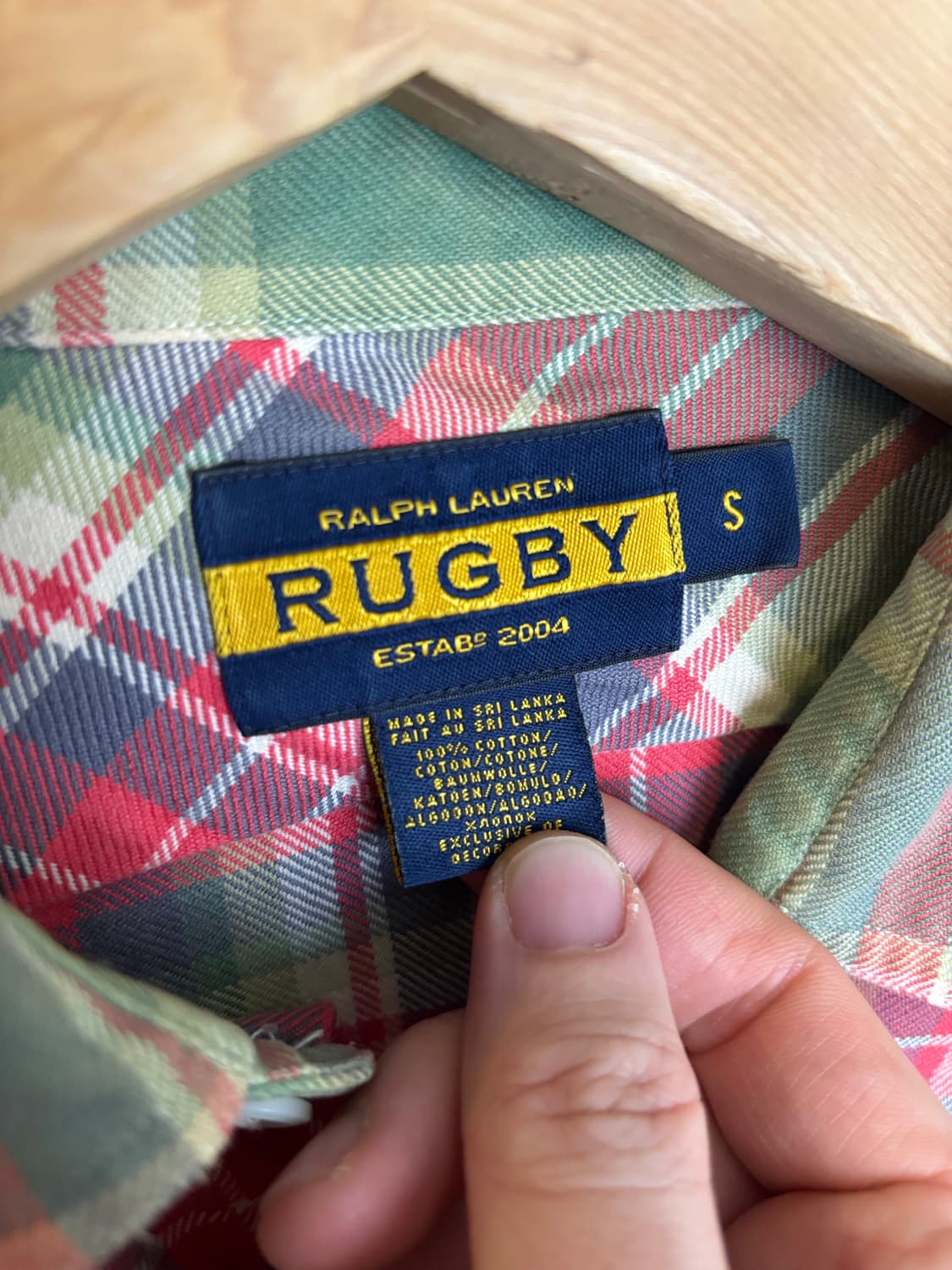 랄프로렌 럭비 체크 셔츠 상품이미지6