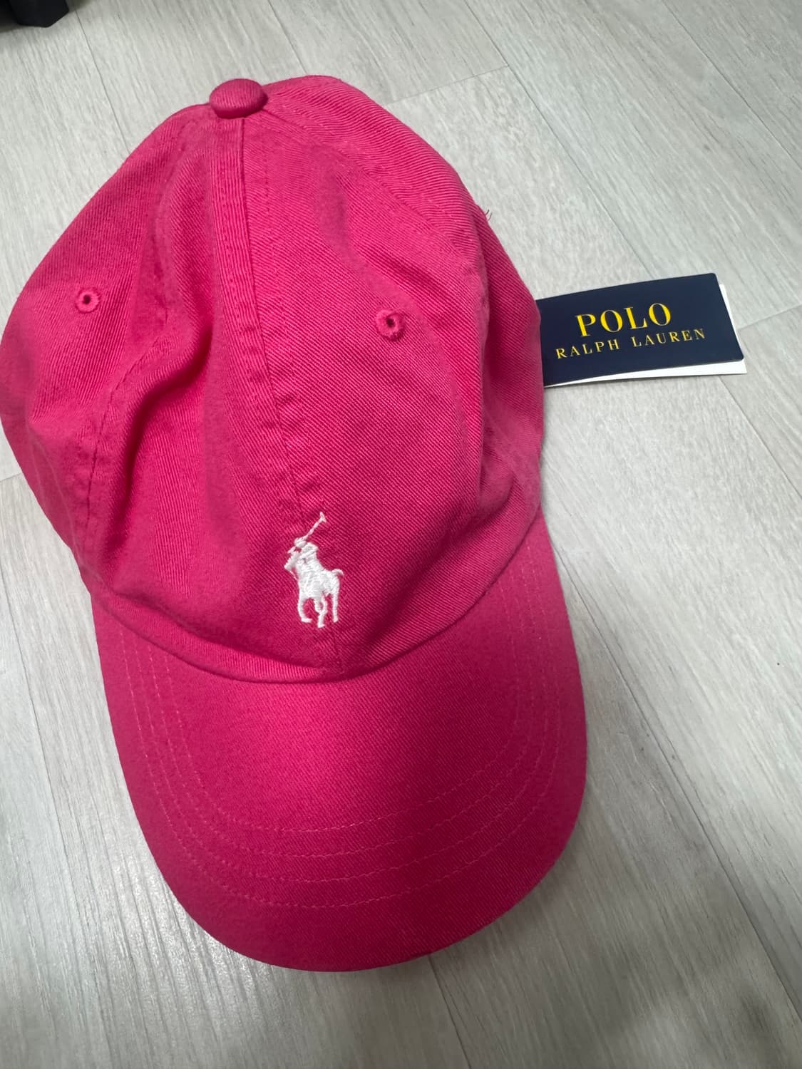 폴로 모자 pink 상품이미지1