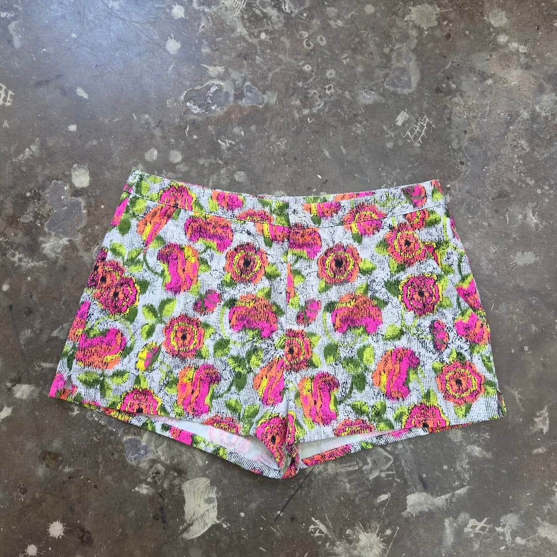 30) ZARA 자라 플라워 패턴 반바지 쇼츠 상품이미지1