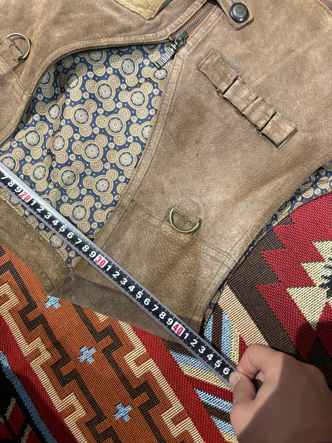 빈티지 웨스턴 스웨이드 베스트 상품이미지8