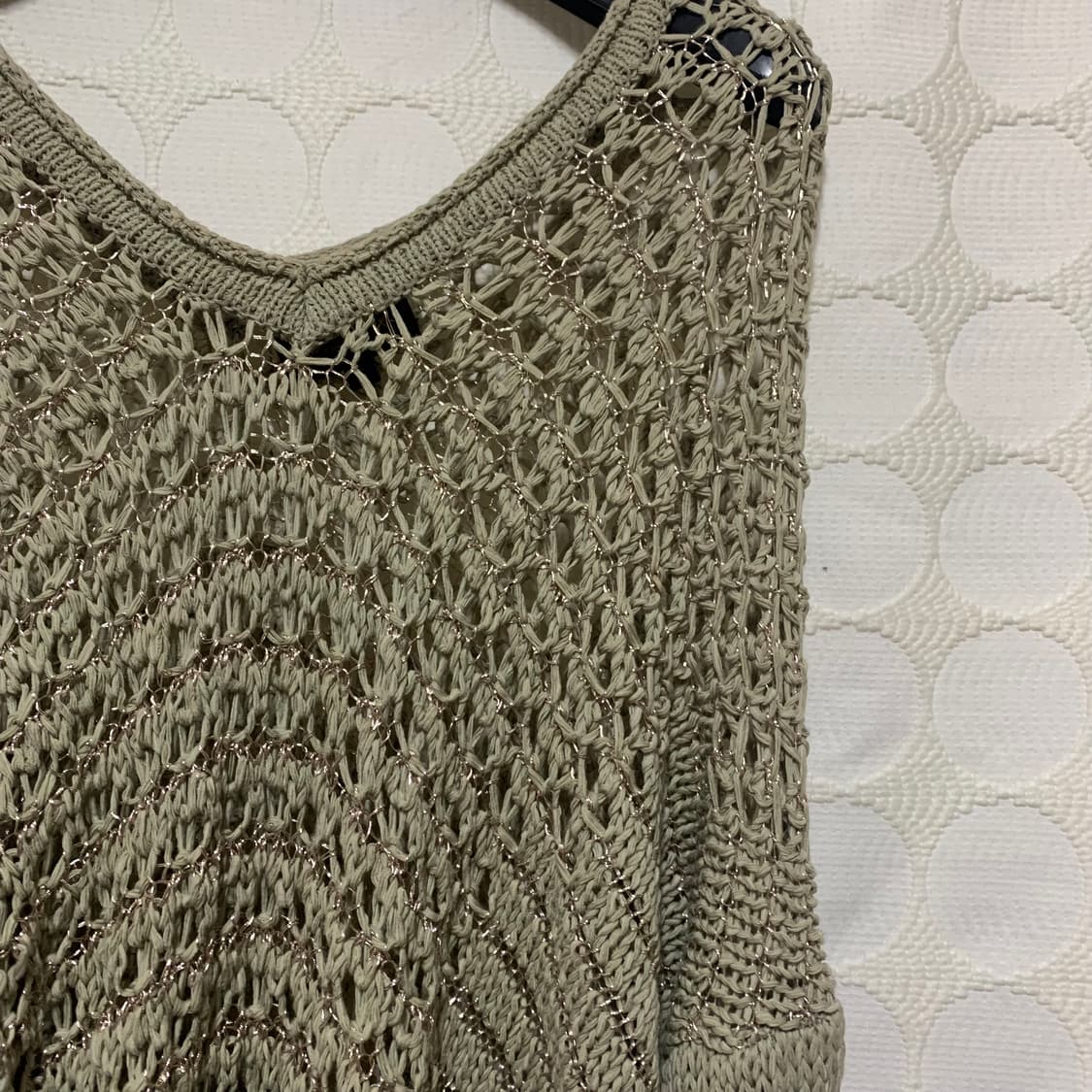 vivienne westwood 은사 배색 펀칭 니트 상품이미지4