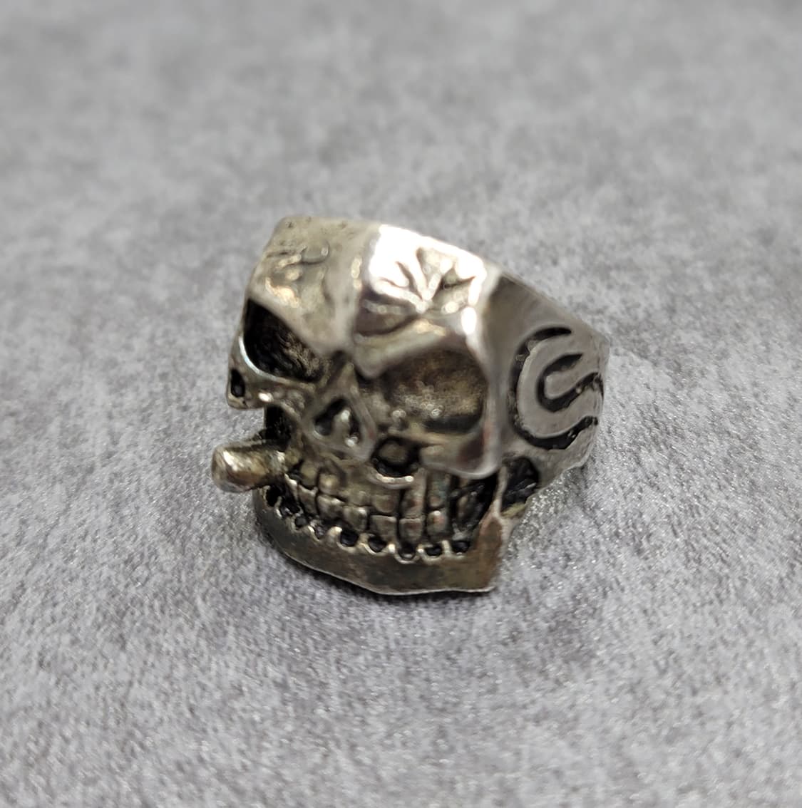 빈티지 스컬 해골반지 상품이미지5
