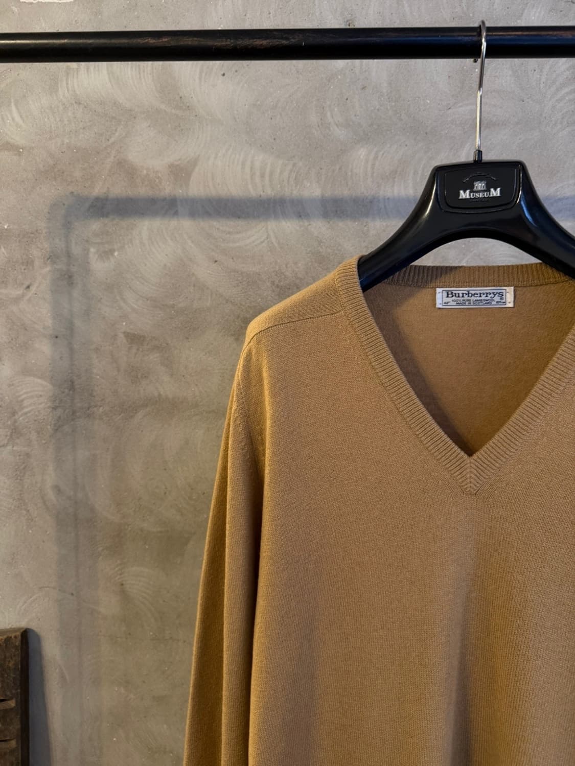 80s 버버리 스코티쉬 램스울 니트 100~105 상품이미지2