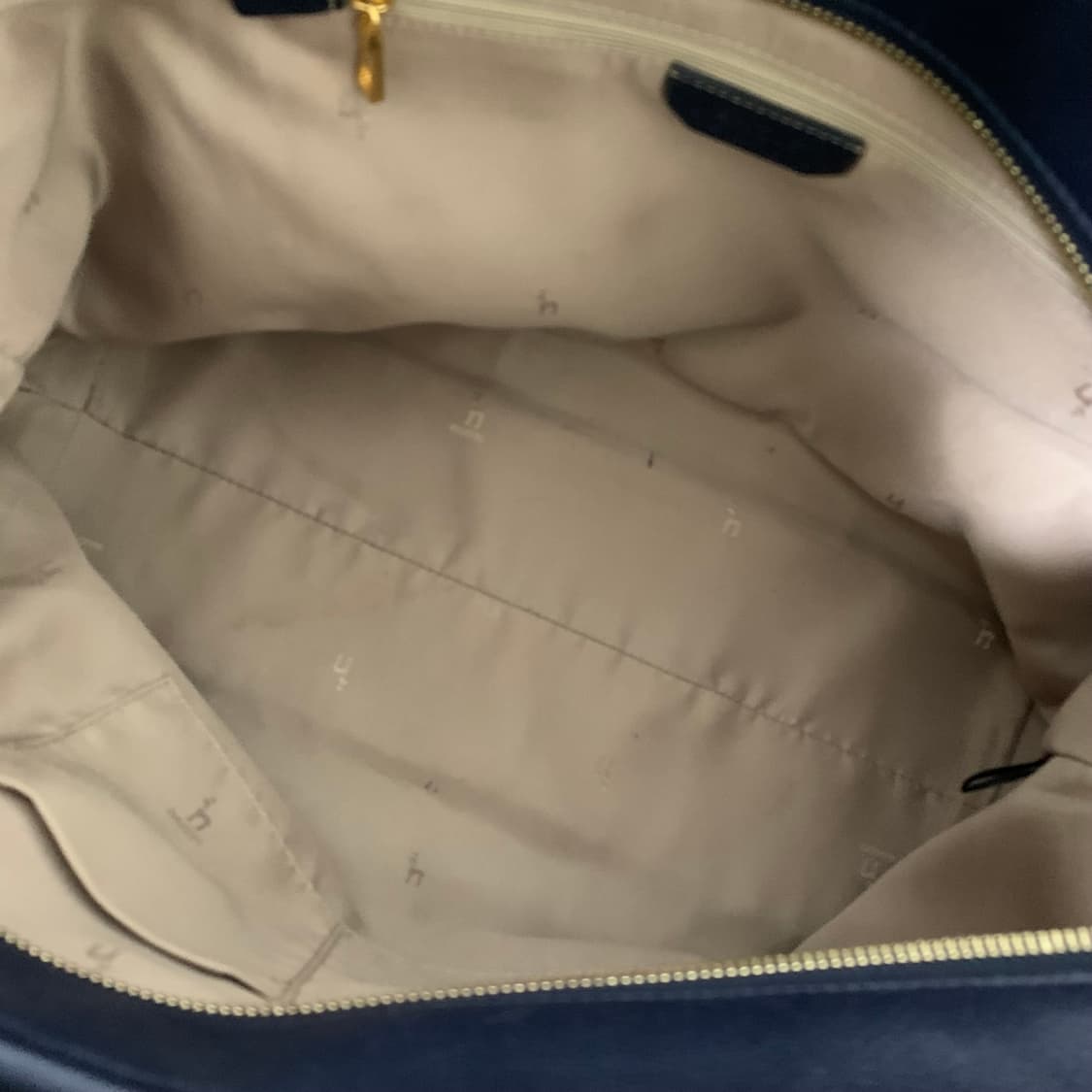 헤지스 레더 가죽 숄더백 토트백 네이비 빈티지 가방 상품이미지8