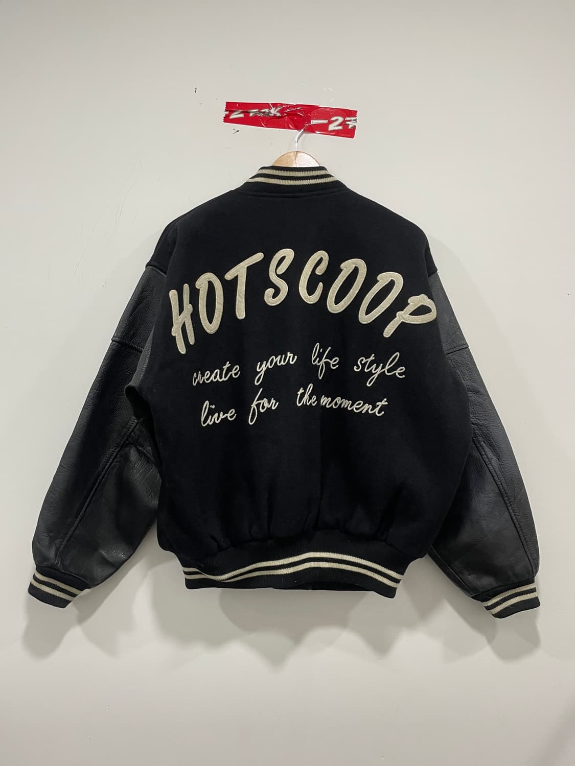 (빈티지)90‘s Hot Scoop 핫스쿱 울 바시티자켓 상품이미지3