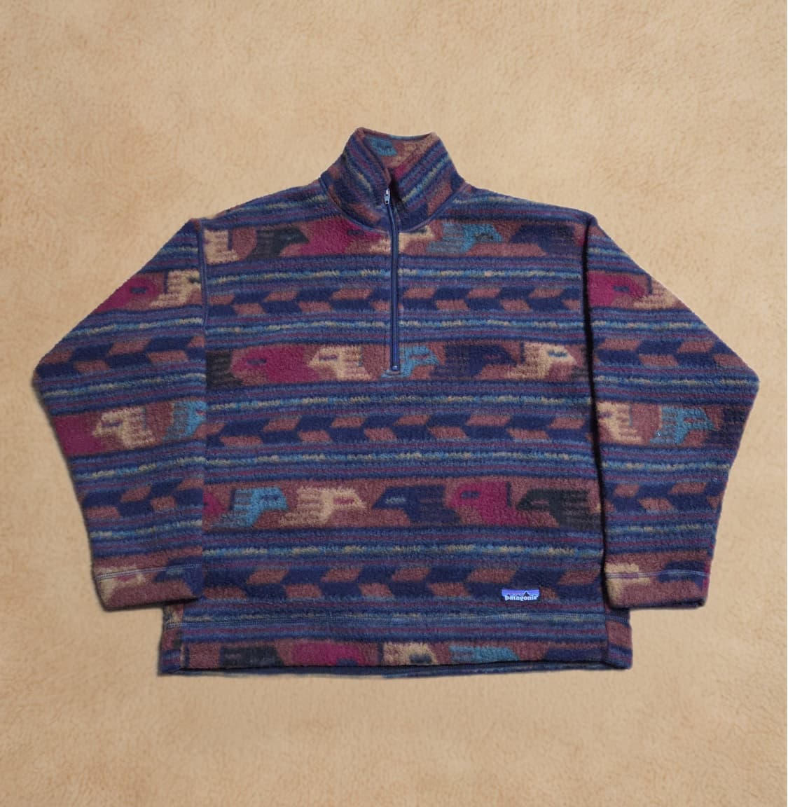 (M)파타고니아 96s Usa 아즈텍 신칠라 풀오버 플리스 자켓 상품이미지1