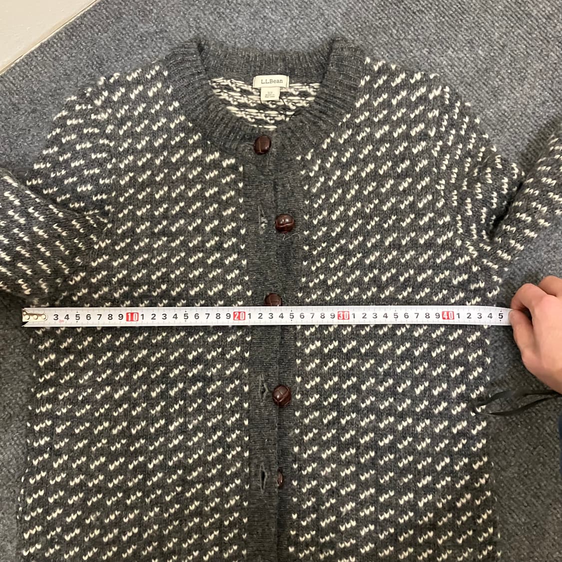 N185 엘엘빈 버드아이 가디건 상품이미지4