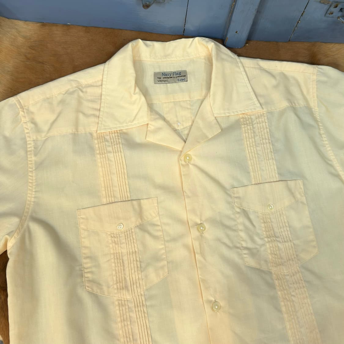 Navy Flag Cuba Shirt 상품이미지5