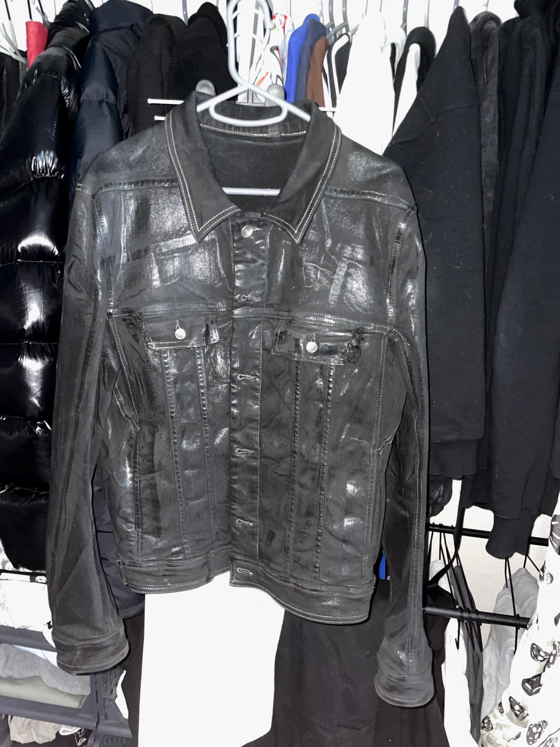 릭오웬스 트러커 자켓 L사이즈 상품이미지3