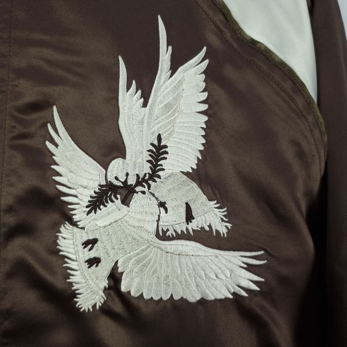 [오가프] 사틴 수베니어 스카쟌 블루종 자켓 M18962 상품이미지6