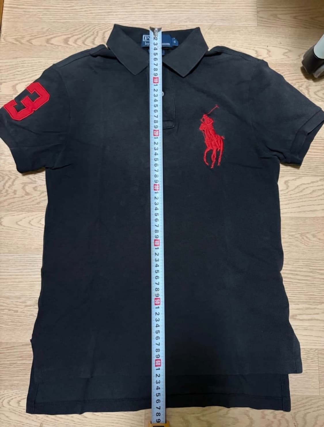 폴로 빅포니 반팔카라티 검빨 s사이즈 상품이미지2