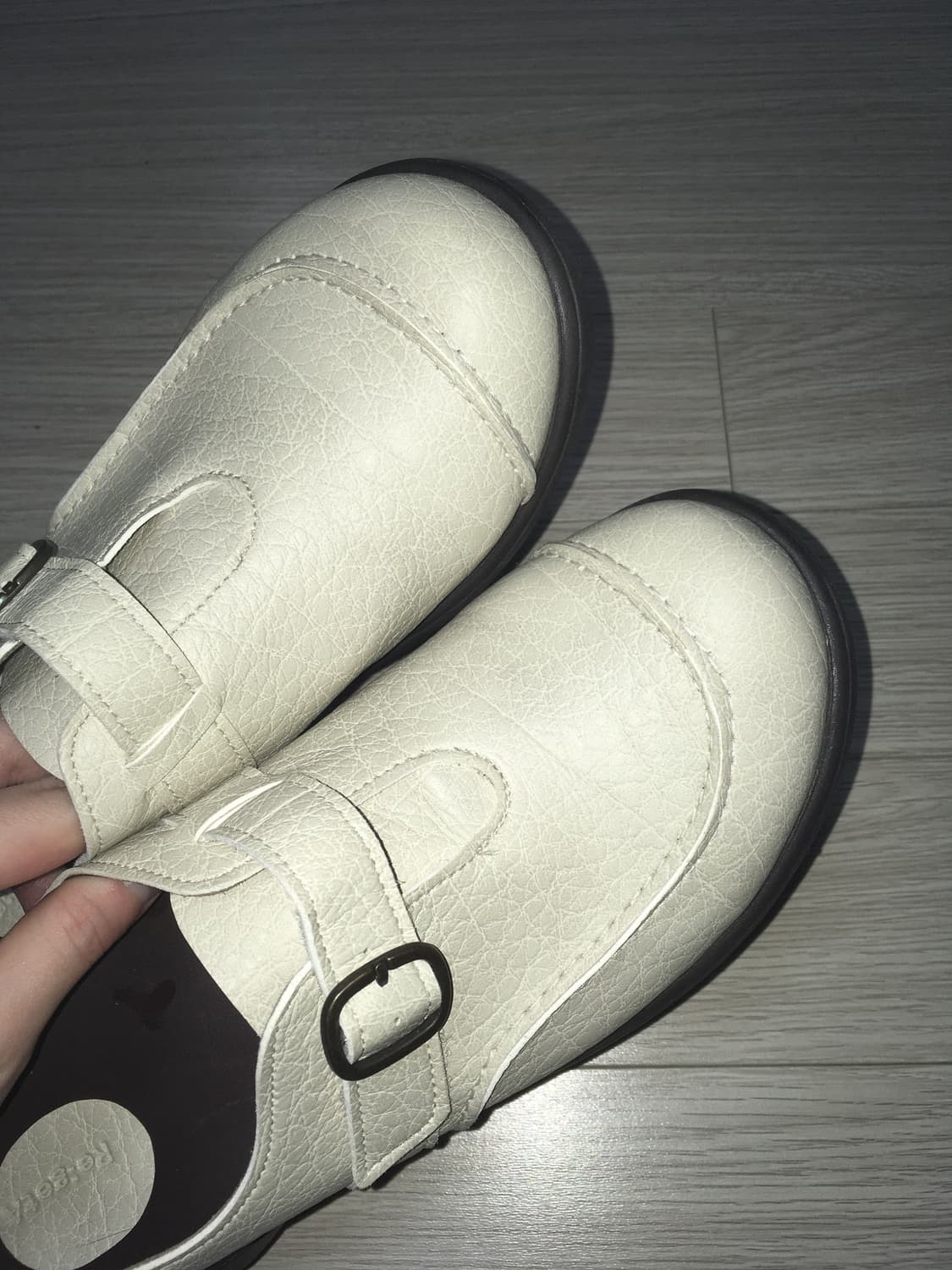 Buckle beige shoes 상품이미지5