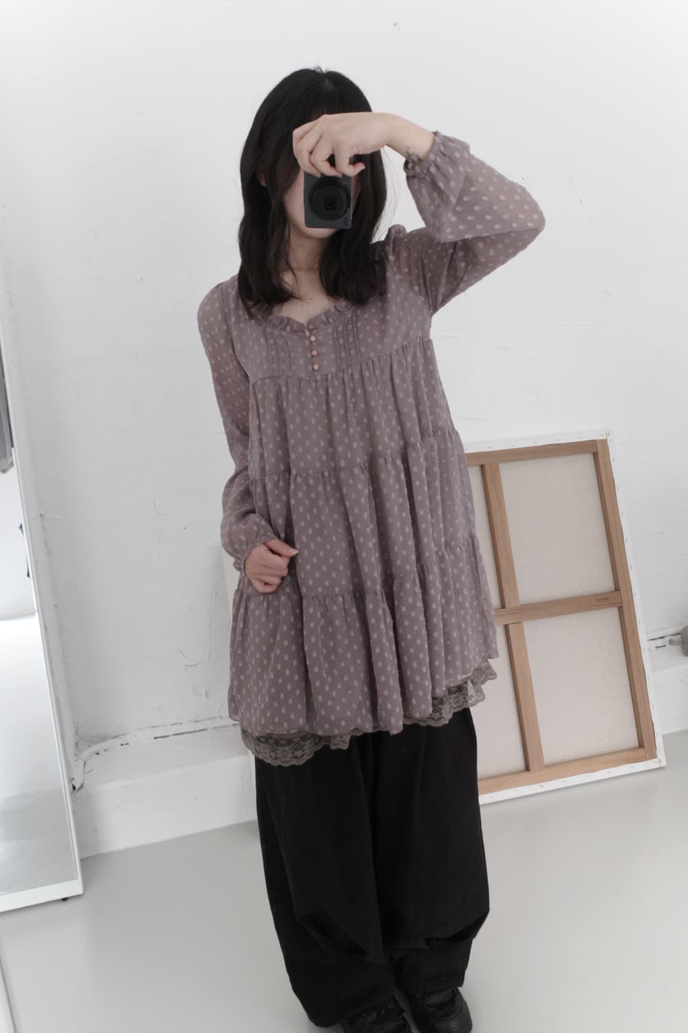 dot sha blouse 상품이미지5