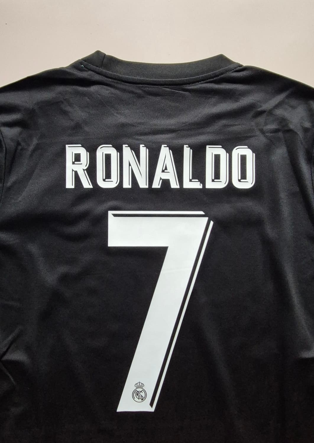 17-18 레알마드리드 어웨이 호날두 긴팔유니폼 M사이즈 레플리카  상품이미지7