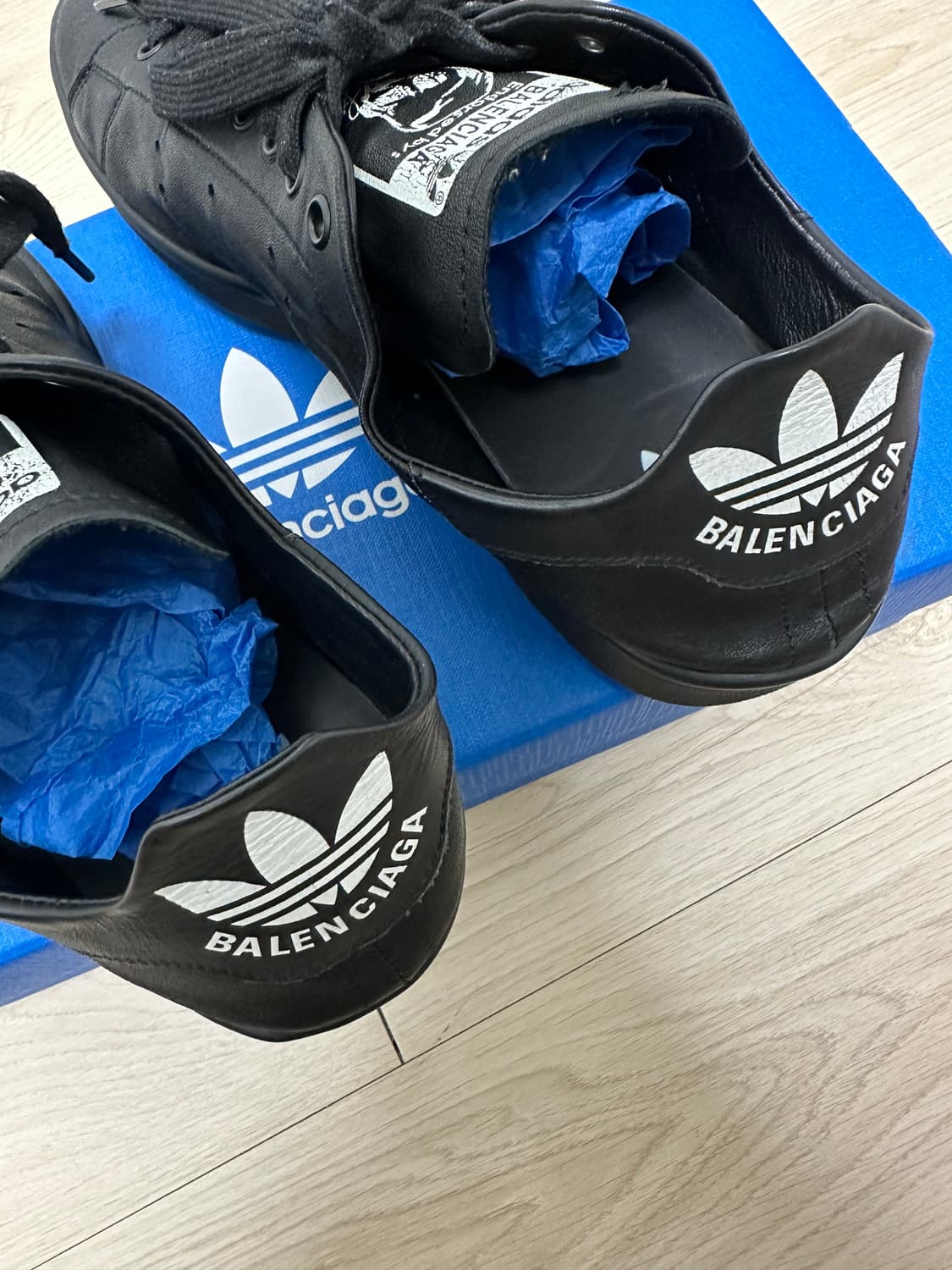 [42]발렌시아가 스탠스미스 블랙 상품이미지3