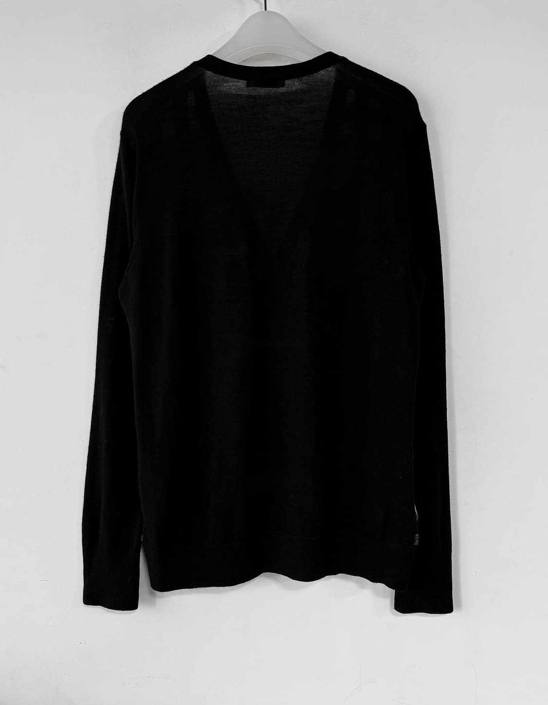 이큅먼트 텍스처 블록 울 실크 가디건 상품이미지5