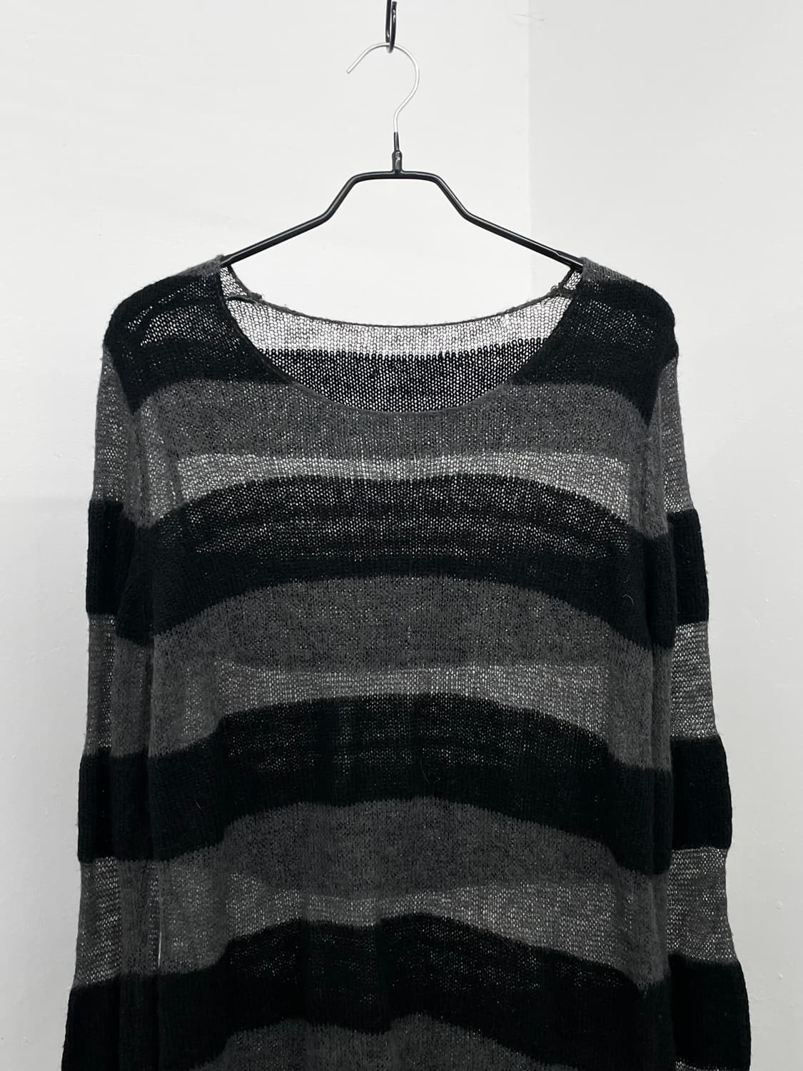 펑크 스트라이프 루즈 니트 상품이미지5