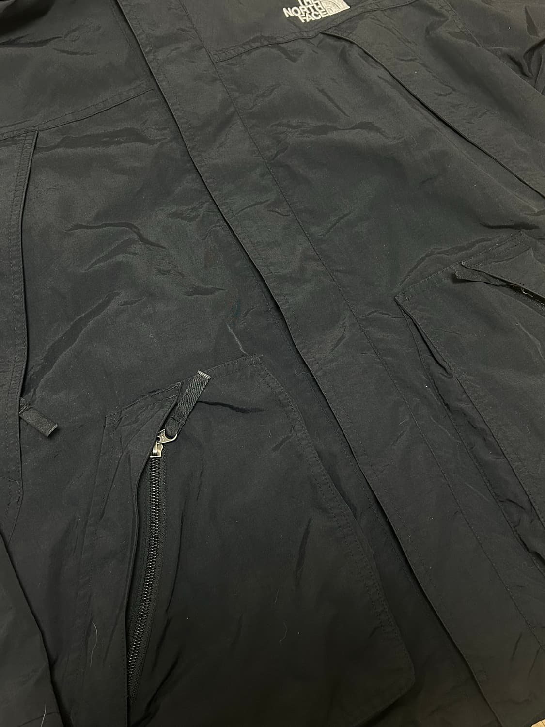 노스페이스 6 포켓 블랙 후드 바람막이 자켓 상품이미지4