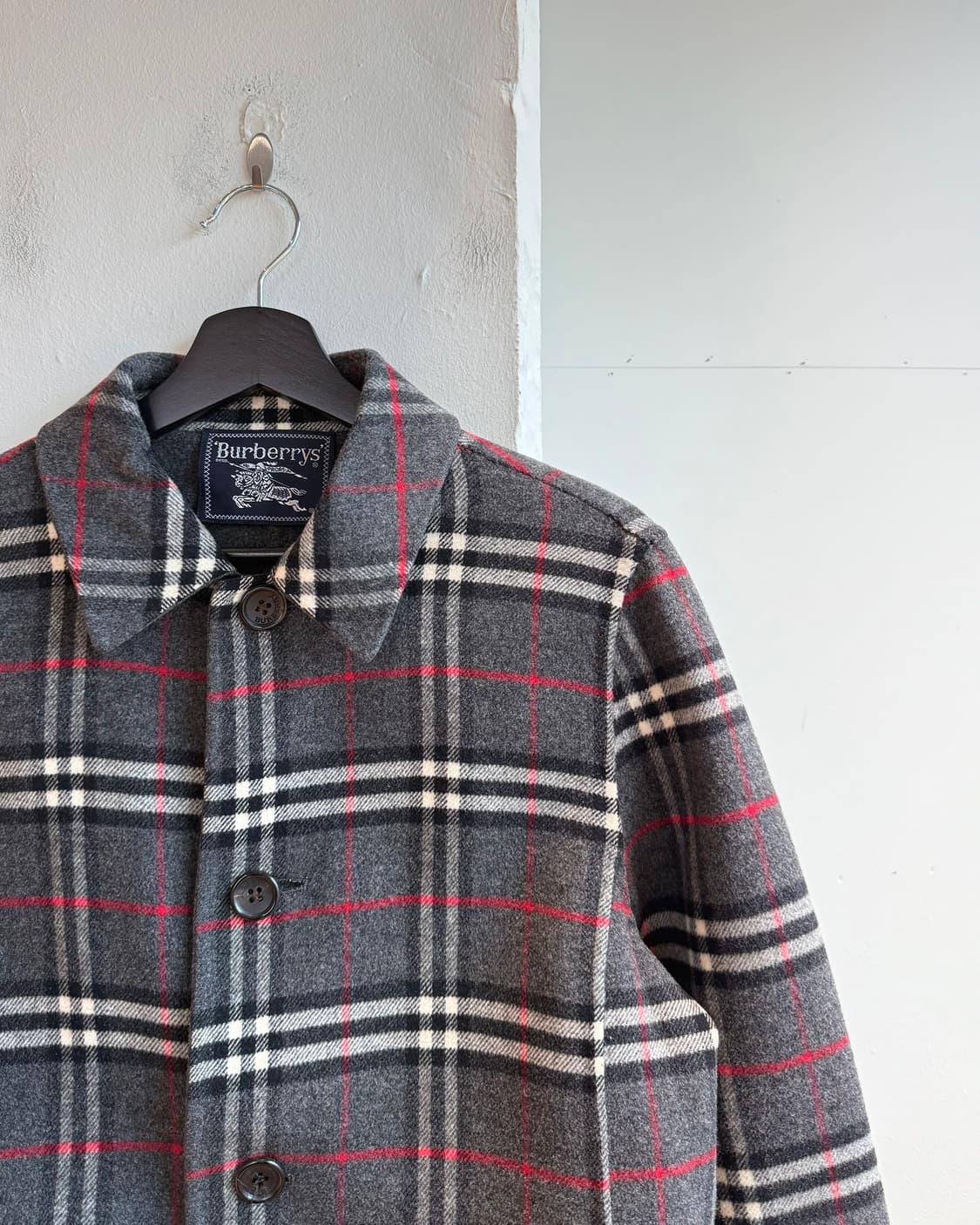 버버리 그레이 노바체크 크롭 자켓  상품이미지5