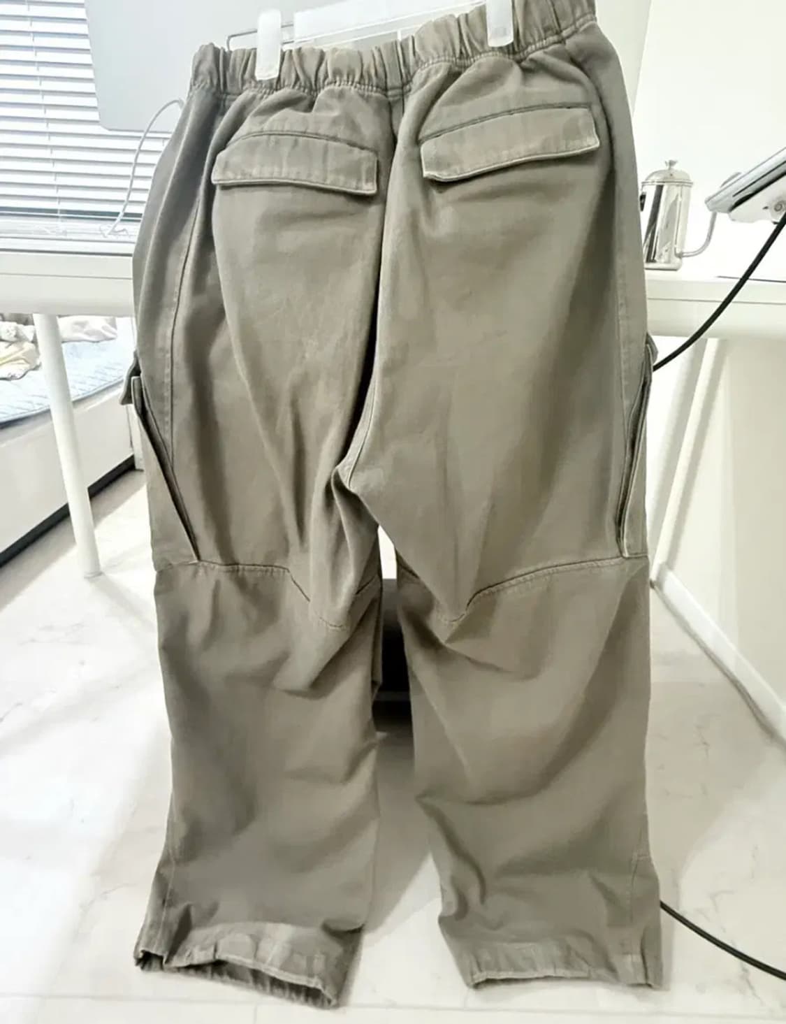 해칭룸 밀 팬츠 워시드 올리브- 2 size 상품이미지3