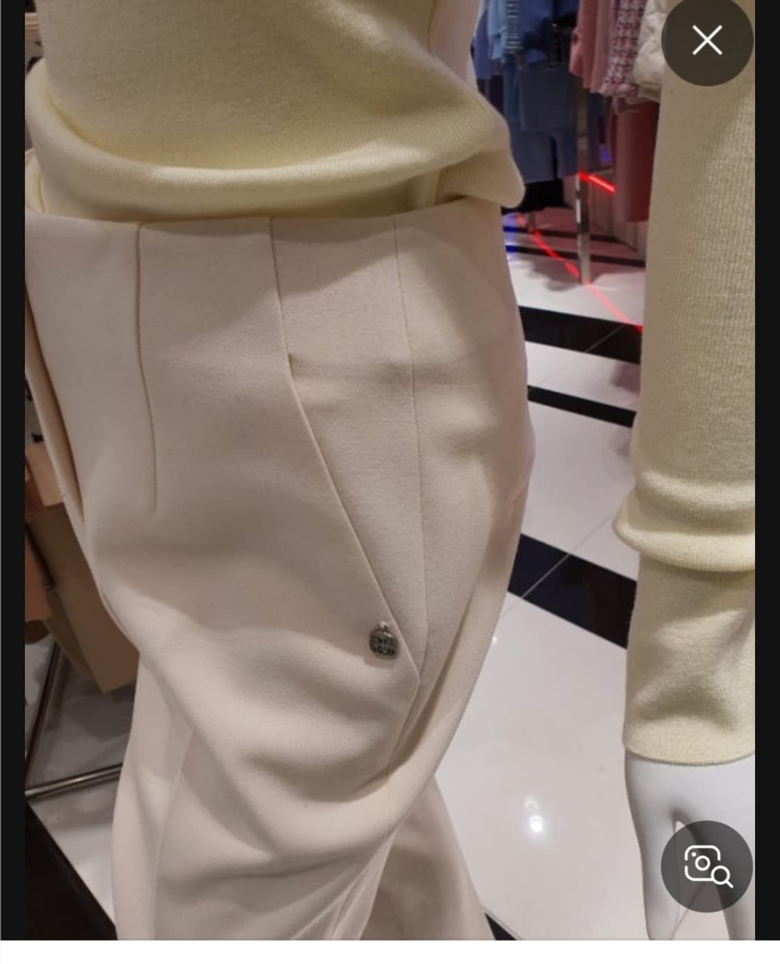 (새상품)에고이스트 밑단트임 부츠컷팬츠55 상품이미지8