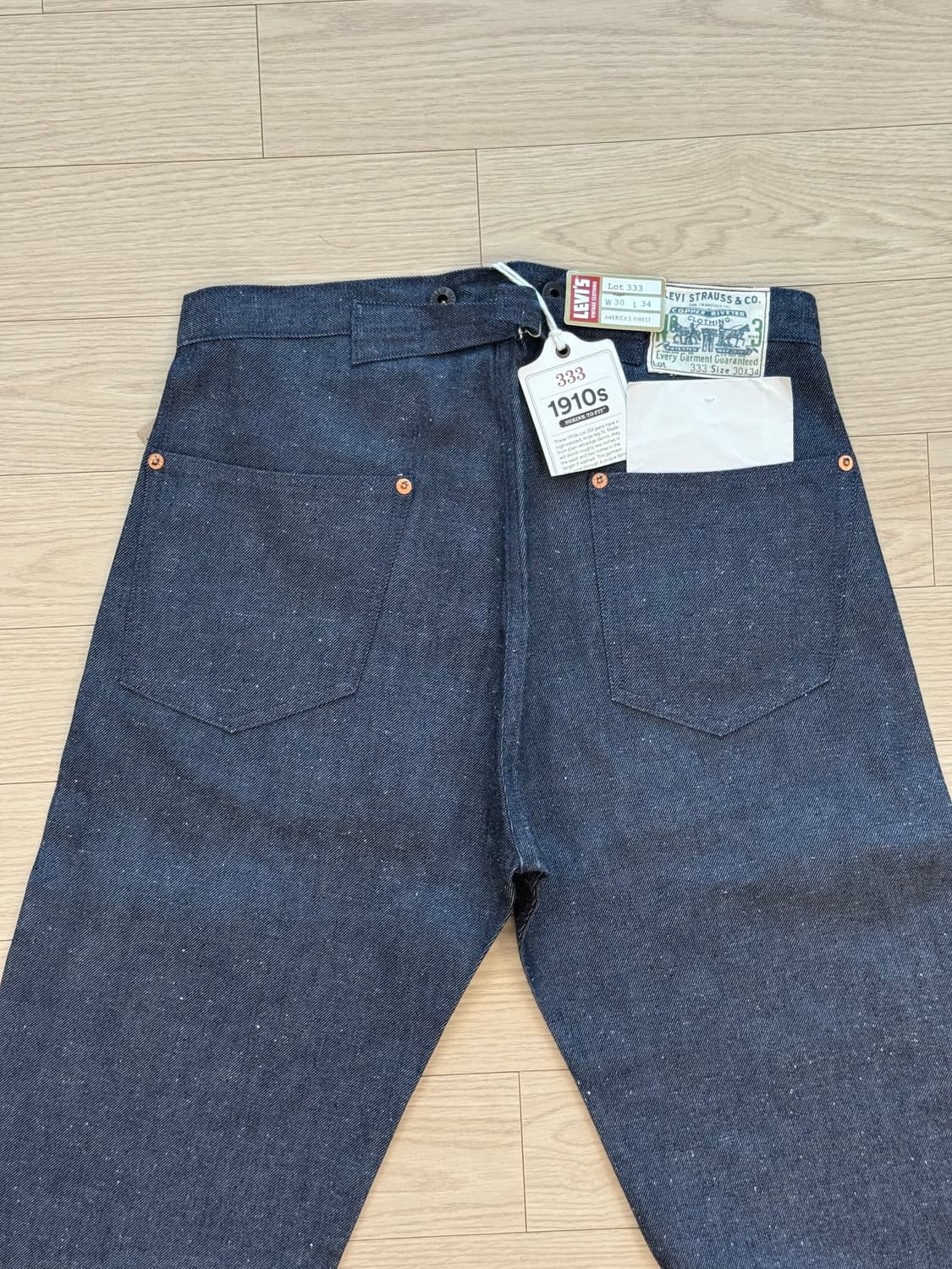 Levi’s 1910 Lot 333 한정판 W30 L34 상품이미지5
