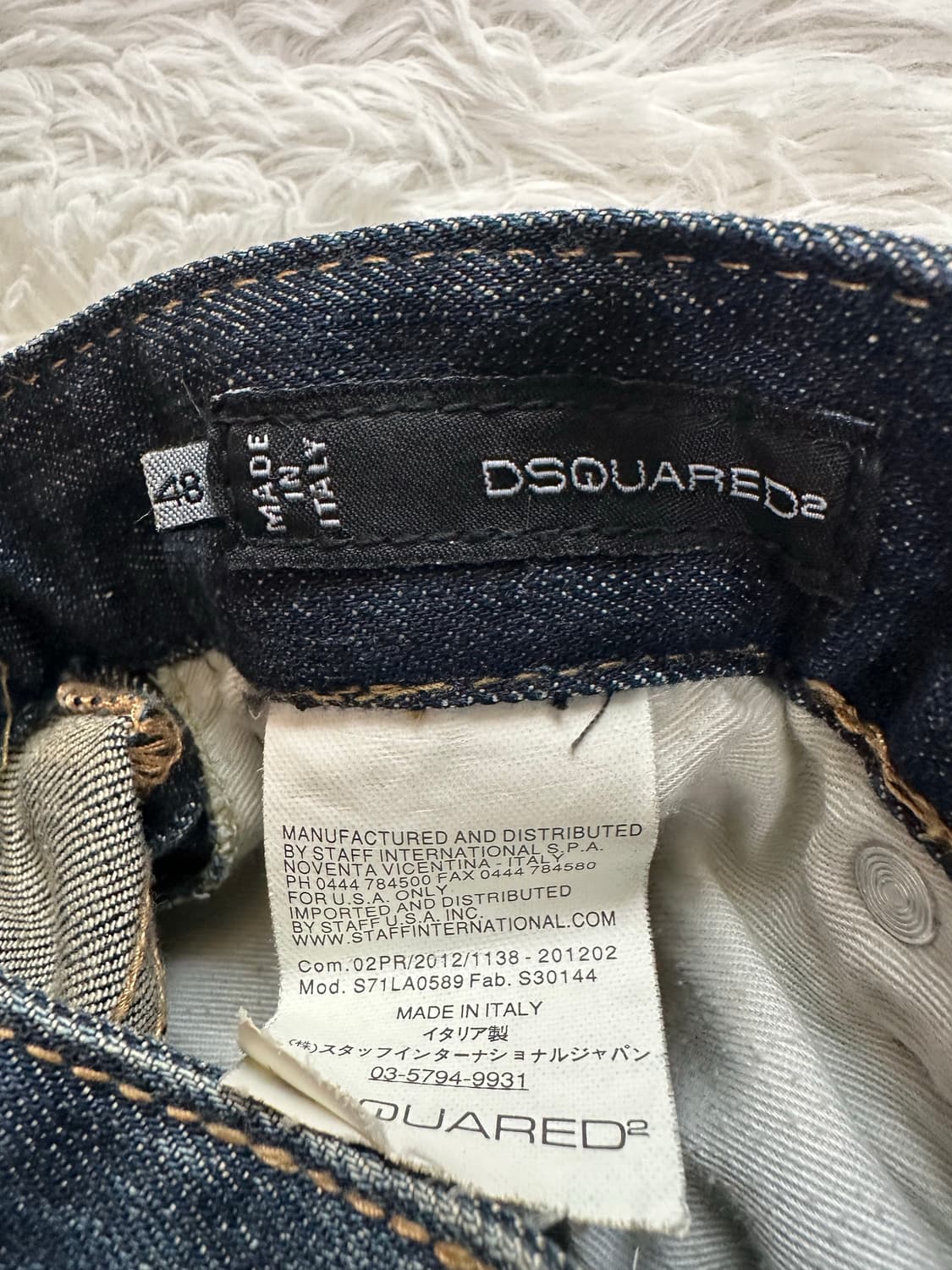 디스퀘어드2 청바지 데미지 48사이즈 (M/32) 상품이미지7