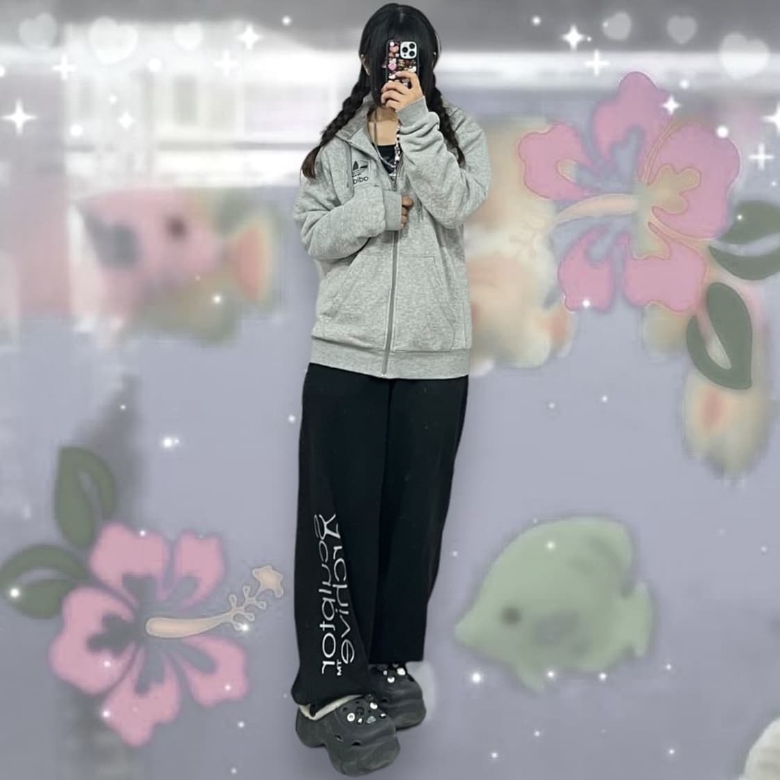 아디다스 파이어버드 테디 후드집업 상품이미지1