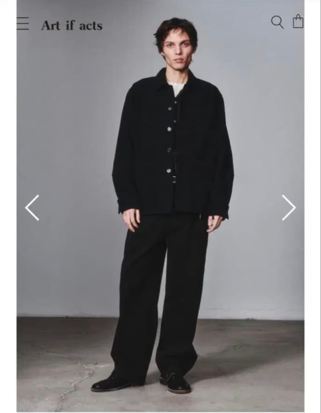 아트이프액츠 몰스킨 프렌치워크자켓 M 상품이미지1