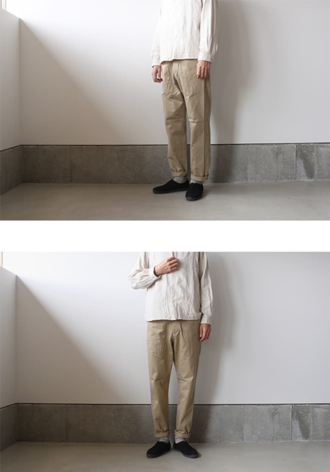 야에카 YAECA 스탠다드 치노 30사이즈 베이지 판매합니다 상품이미지1