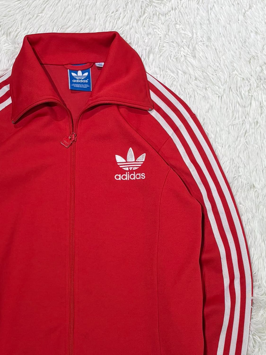 아디다스 유로파 레드 삼선 트랙탑 상품이미지5