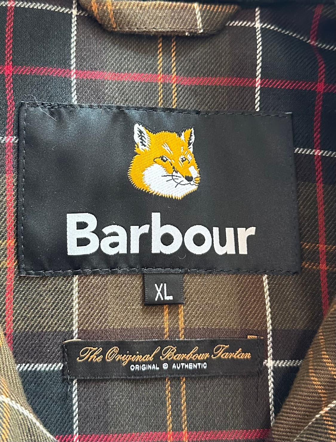 바버x메종키츠네 뷰포트 왁스 자켓 상품이미지4