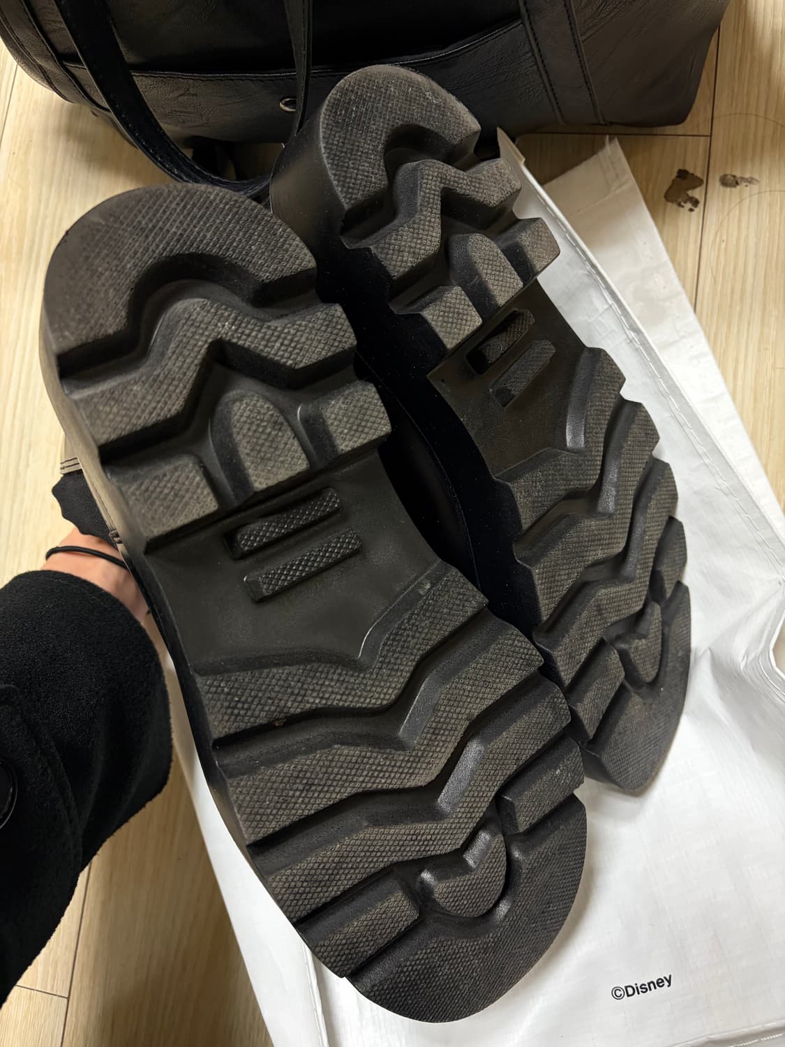 공용가능 프리토 몬트 블랙 볼드 첼시 플랫폼 부츠 공용가능 4cm 상품이미지8