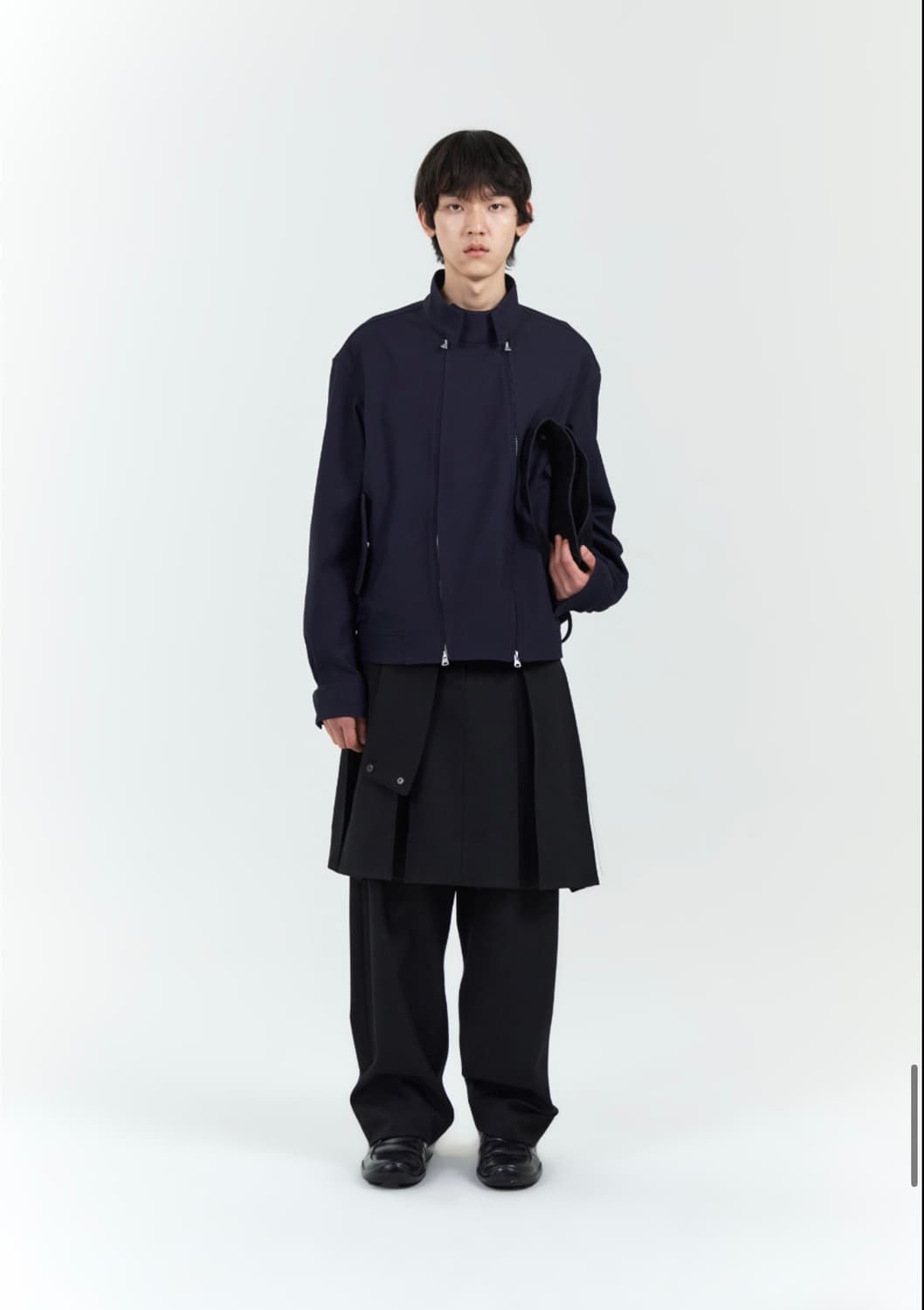 누마레 BELTED POCKET LAYERED SKIRT PANTS  상품이미지2