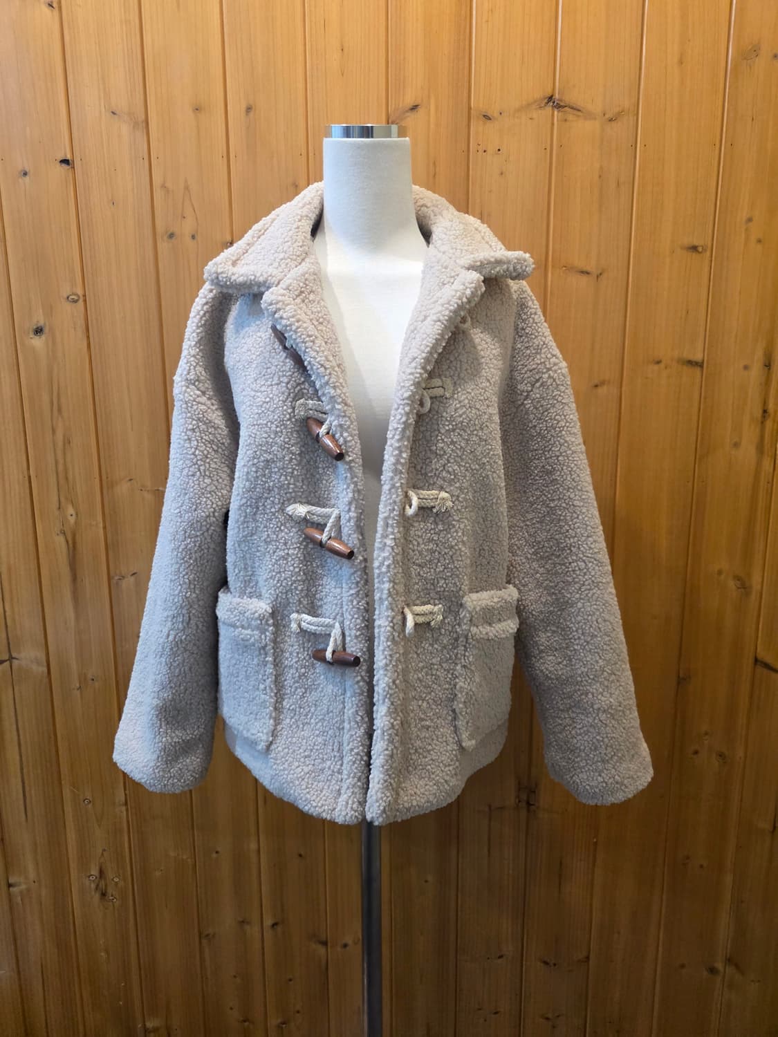 (여성) 뽀글이 떡볶이 코트 상품이미지4