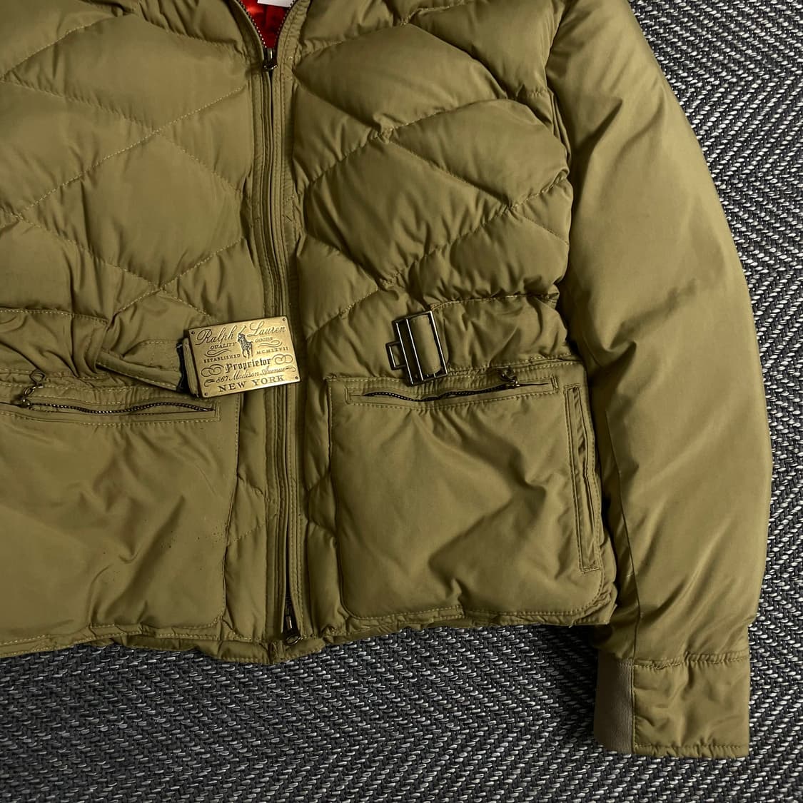 폴로 랄프로렌 우먼스 벨티드 라쿤 다운 패딩o 2843 상품이미지2