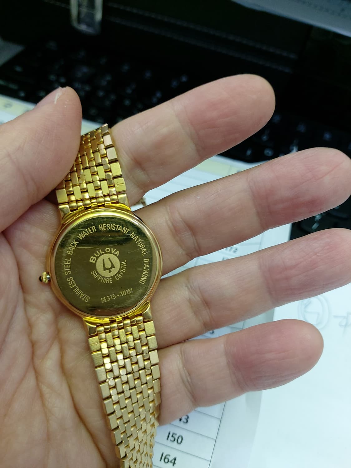 불로바 앰배서더 금장 시계 상품이미지3