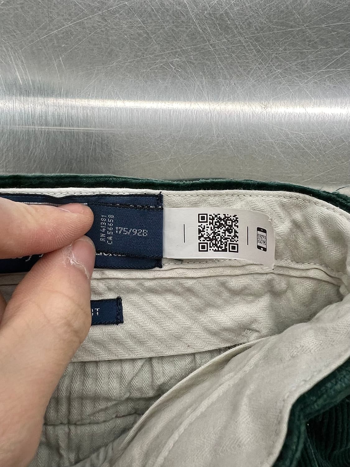 폴로 랄프로렌 딥 그린 베어 스트레치 슬림핏 코듀로이 팬츠 상품이미지8